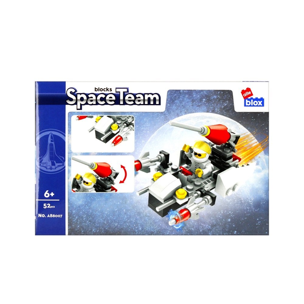 BUILDING BLOCKS 52 ELEMENTS SPACE ALLEBLOX 492876 ALLEBLOX